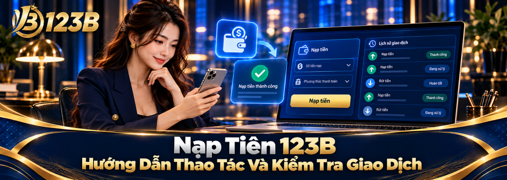 Nạp Tiền 123B – Hướng Dẫn Thao Tác Và Kiểm Tra Giao Dịch