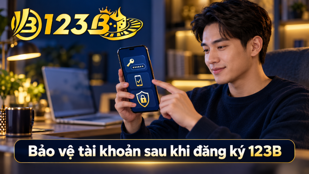 Bảo vệ tài khoản sau khi đăng ký 123B